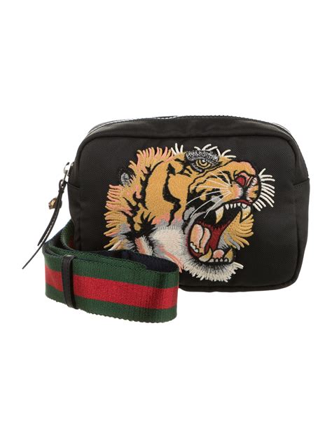 gucci suede bag tiger head|Gucci bag with red snake.